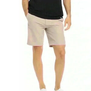 Hurley Shorts Tan Khaki Boys School Uniform Chino Dressy Casual Size 18 31.5